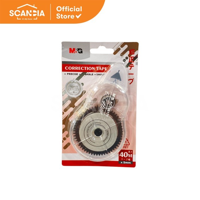 

SCANDIA Correction Tape Jumbo Master Clean 40mx5mm (60070780)