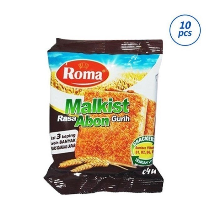 

Roma Malkist Rasa Abon Biskuit ROMA 10 pcs