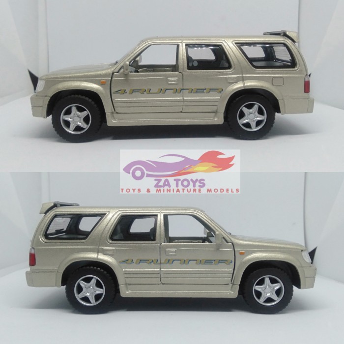 KMS99 Diecast Toyota 4 Runner Champagne Loose by Kinsmart Skala 1:36