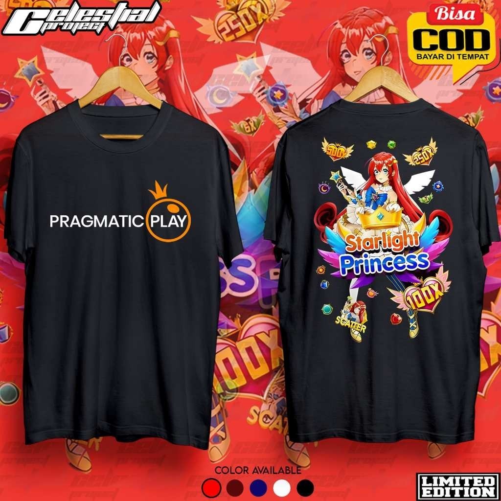 Kaos Pragmatic Play/Baju Depo Slot/T-shirt Depo dan Sensational Terlaris Kaos Baju TSHIRT JACKPOT KA