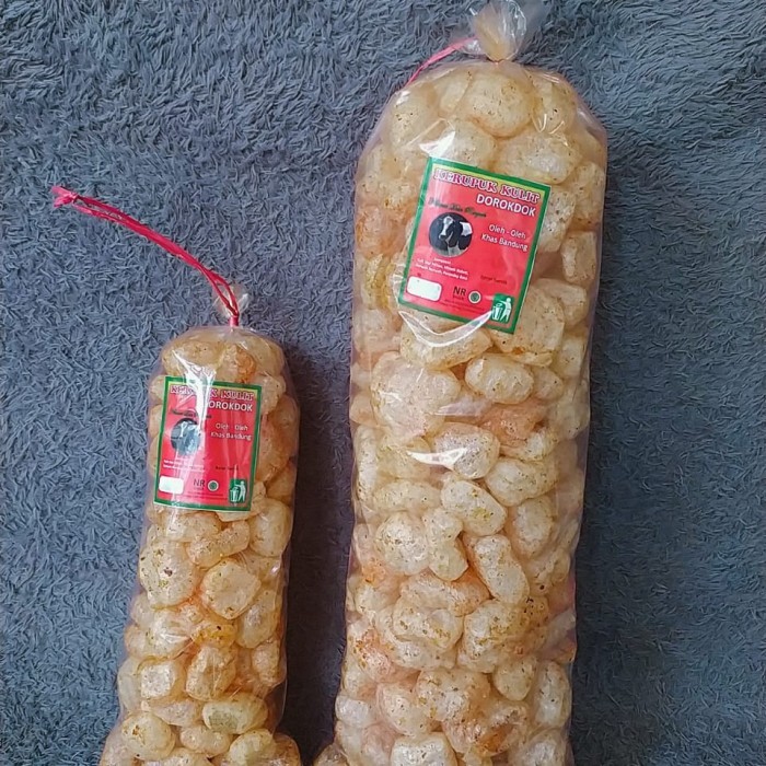 

KERUPUK KULIT DOROKDOK ENAK KEMASAN 500 GR -