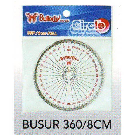 

Busur 360 / 8 Lingkaran Butterfly