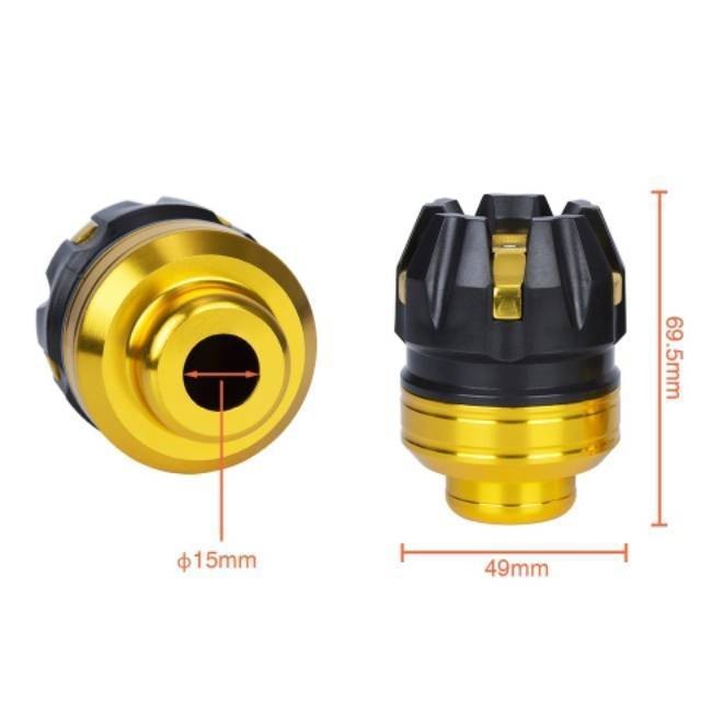Jalu As Roda Depan Jumbo Besar Cnc Variasi Motor Model Buah Naga Mega Pro Cb150R Byson Nmax Vixion
