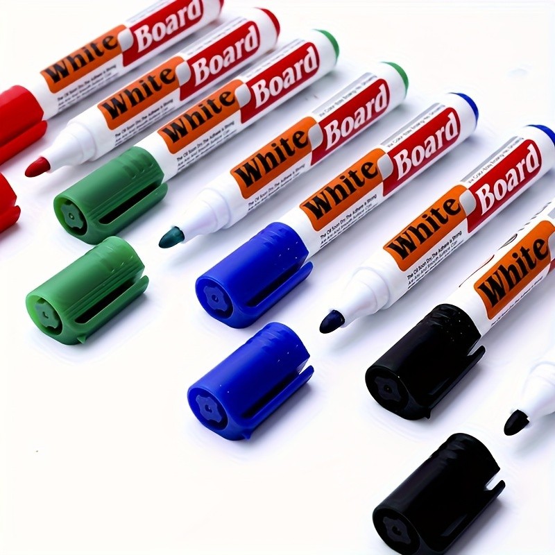 

4Pcs/Set Erasable Whiteboard Marker Pen Blackboard Marker Chalk Glass Ceramics Office School Art Marker Stationery