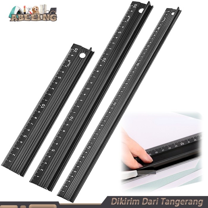 

Penggaris Lurus Multifungsi Anti Slip Untuk Pengerjaan Aluminum Alloy - 60cm BNDG