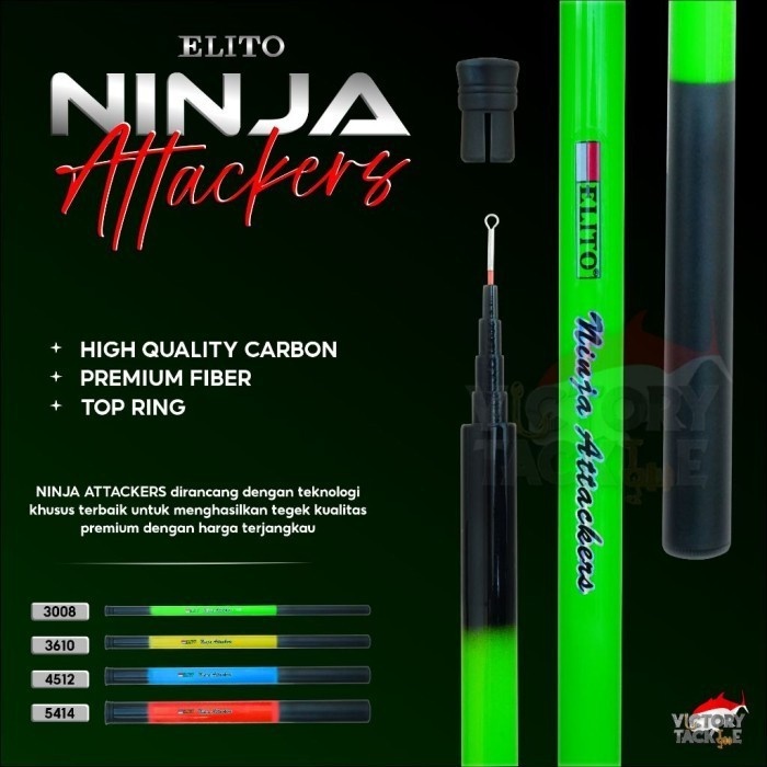 JORAN TEGEK ELITO NINJA ATTACKERS ROS PENDEK 300 360 450 540 - 3008