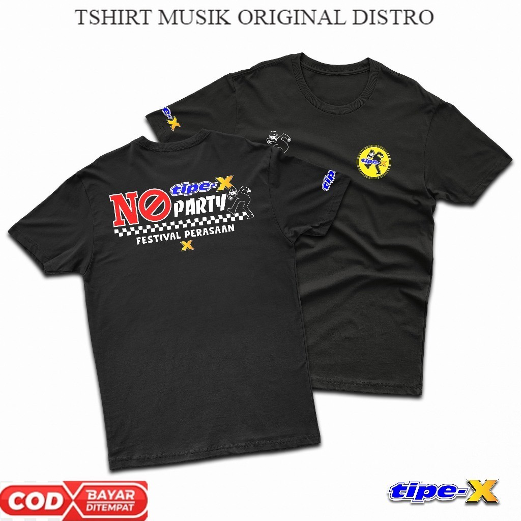 tshirt regge band ska Tipe-X Festival Perasaan | Kaos Band Tipe X X Friends Indonesia | Baju Tipe-X 