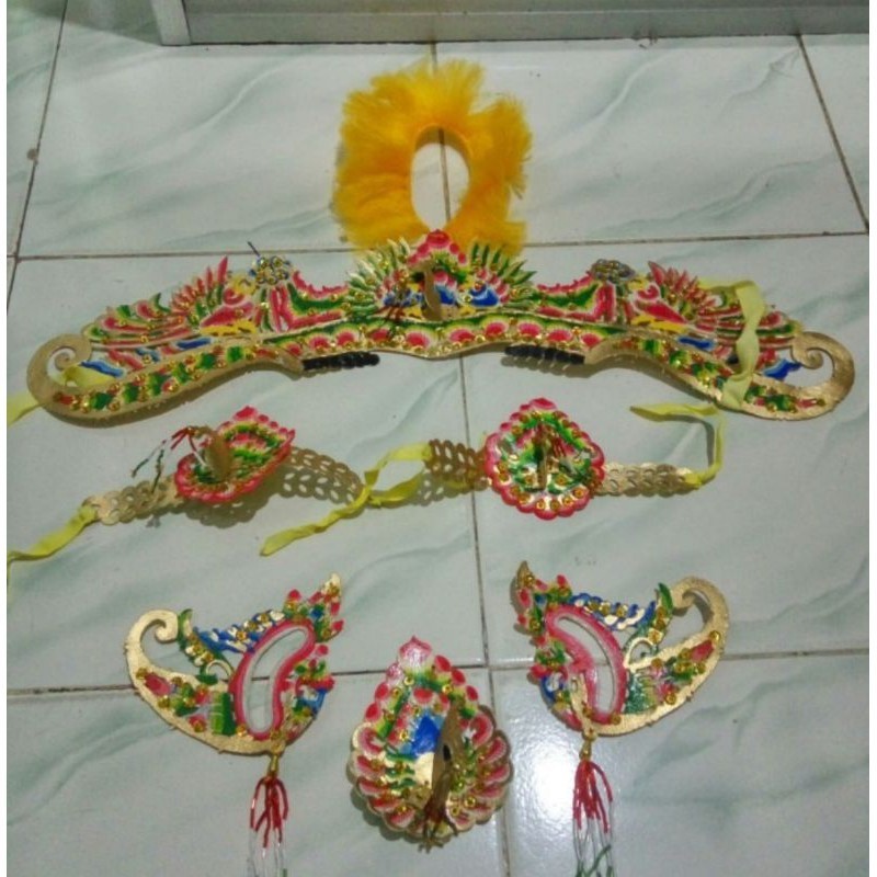 Satu Set Irah - Irahan Tari Golek - Aksesoris Kepala Tari Golek94374153