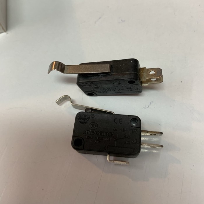 Micro/Limit Switch +Plat Panjang Lengkung Tanpa Roda
