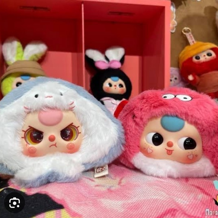 Ready stock Baby Three Romantic Ocean series Vinyl Face Plush