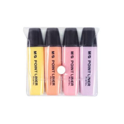 

Highliter M&G Point Liner Pastel AHM21580 (1 Set 4 Warna)/Stabilo Warna