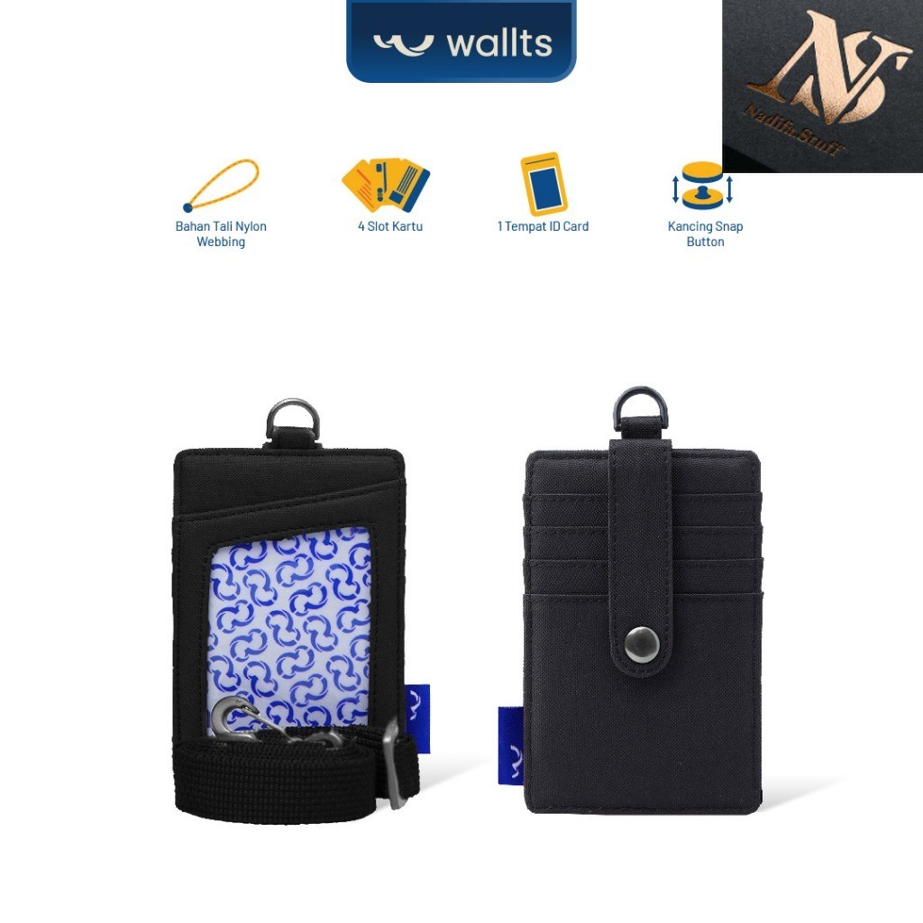 

PROMO TERMURAH!! / Wallts Exon - Lanyard Name Tag Id Card Pria Wanita