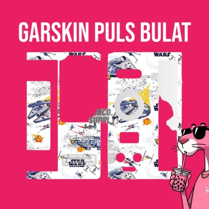 

PROMO - Stiker Garskin Puls Bulat Original Desain Full Motif Bisa Custom Anti Air Tahan Lama