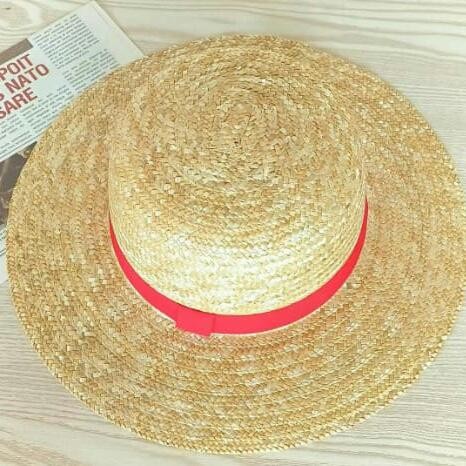 Topi Jerami Luffy Anime One Piece - Original, 31 cm