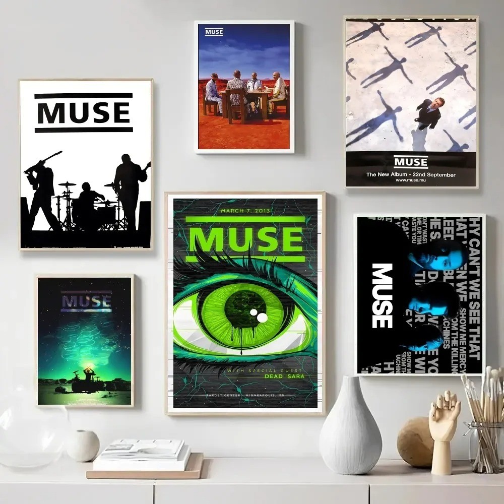 

Rock Band Muse Poster Canvas Painting Modern Home Living Room Bedroom Decoration Wall Painting Art