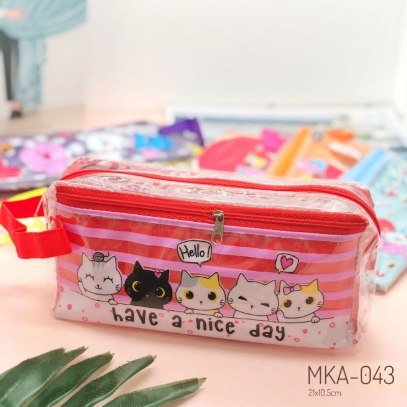 

Dalingshop Pouch Mika Kantong Tempat Alat Tulis Tempat Kosmetik Tempat Pensil