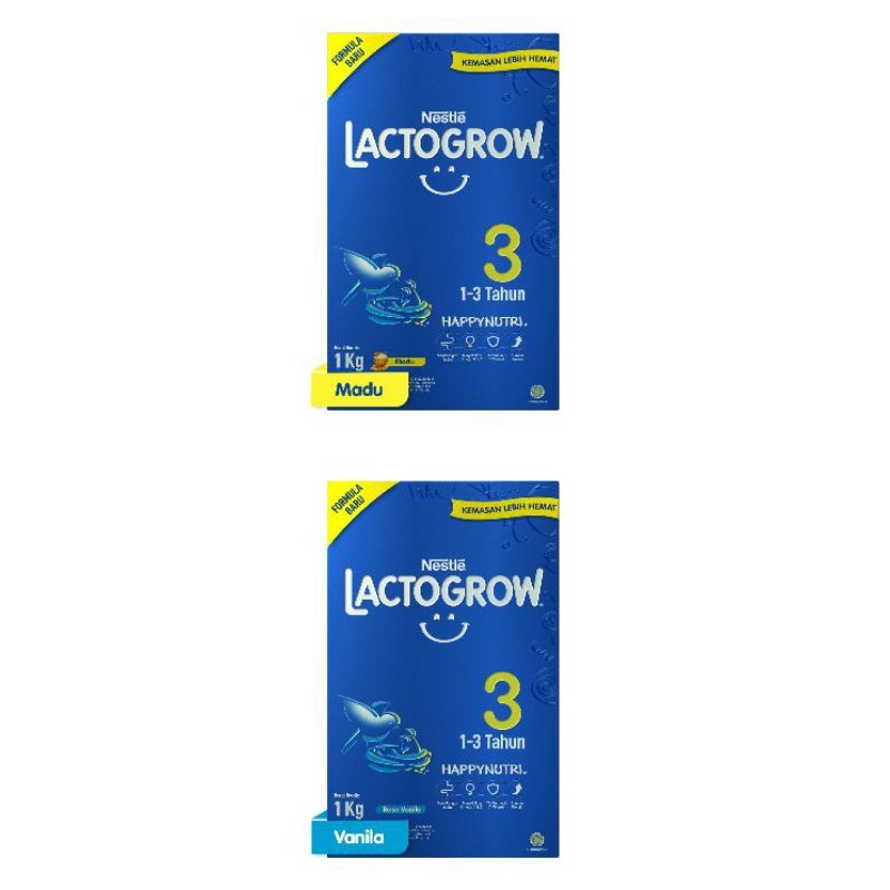 

LACTOGROW 3 MADU VANILA 1Kg Prempuan