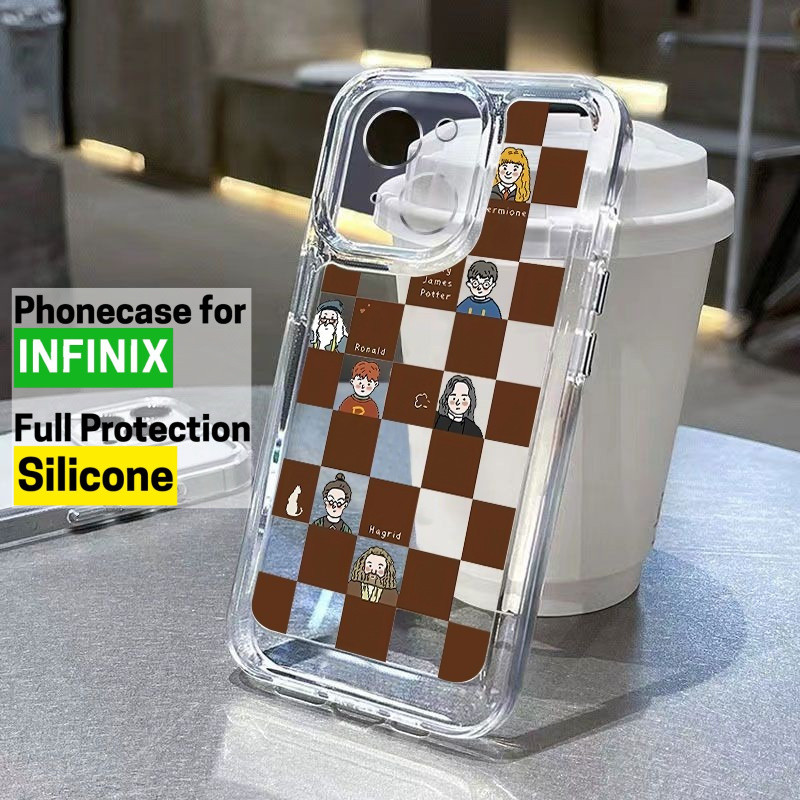 Case Harry Potter Brown Casing HP Infinix Note Hot 50 40 Pro Plus 30 30i 40i Smart 8 11s NFC 5G
