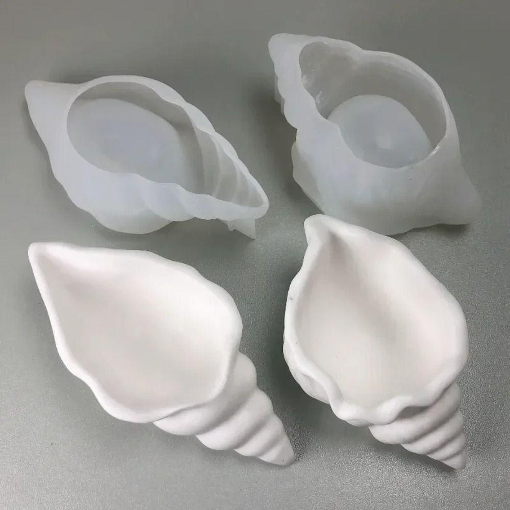 

Soap Sea Shell Conch Silicone Molds 3D Handmade Resin Molds Gypsum Concrete Candle Mould DIY