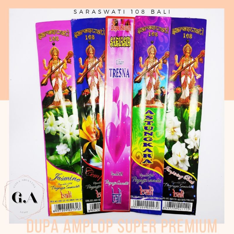 [ Dupa Saraswati Bali ] Grosir Hio Murah Model Amplop Super Premium Abu Dingin Full Celup Aroma