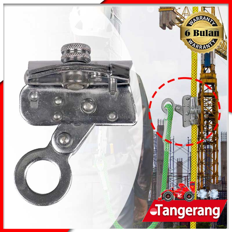 25kN Safety Rock Climbing Arborist 14-16mm Caving Roof Tree Arborist Rope Grab Outdoor