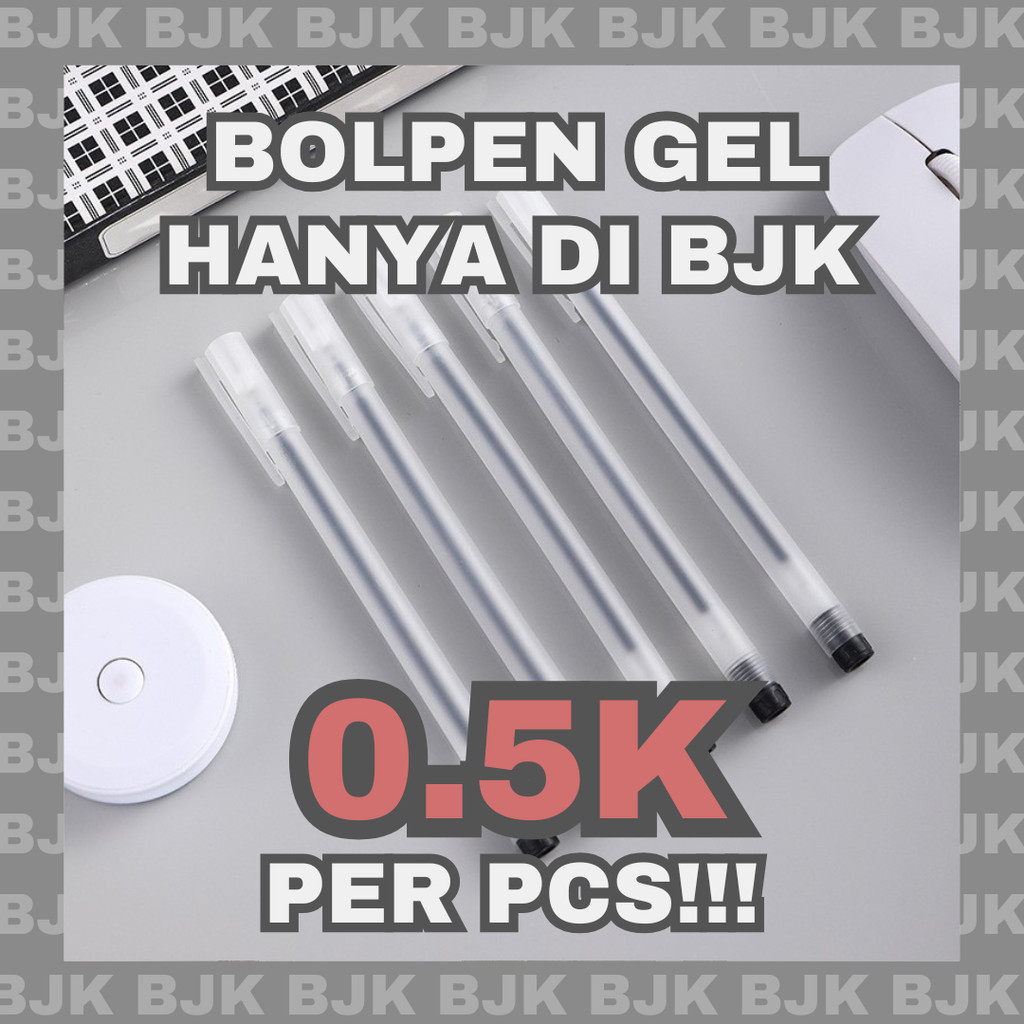 

Pulpen Gel Hitam 0.5mm SAFARI - 1 PCS Bolpen Murah [BUJOYUK]