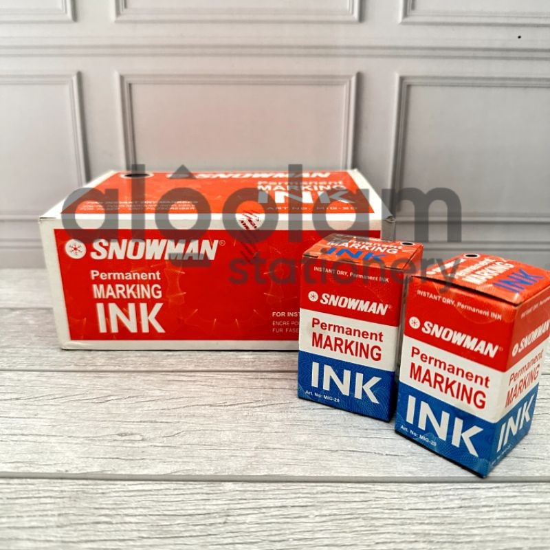

SATUAN ( 1 PCS ) Refill Isi Ulang Tinta Spidol Permanen Snowman lengkap