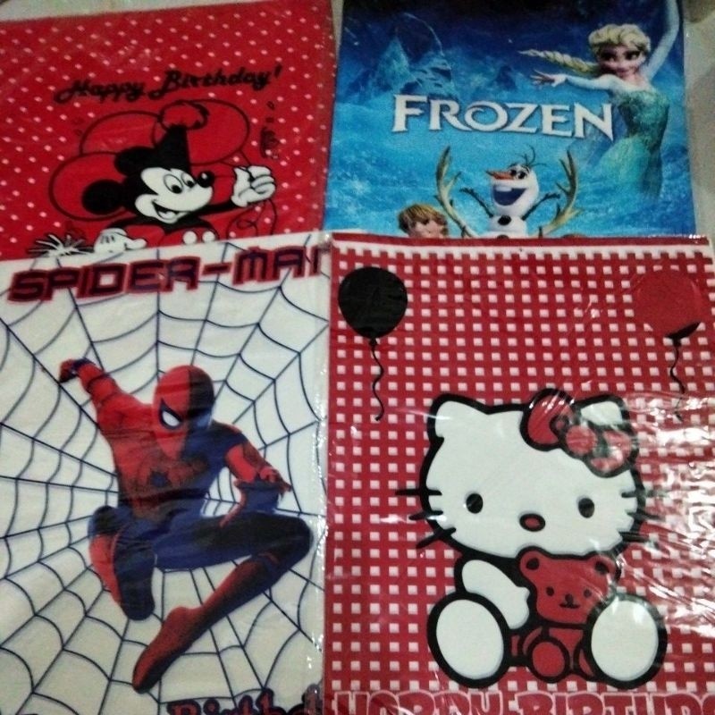 

[1 Buah] Goddie Bag Tas Plastik Ulang Tahun Bingkisan Souvenir S M L Plastic Bag Tas Plastik Tahan Air Tas Kado