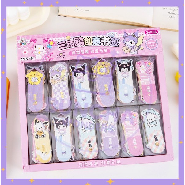 

BW PROMO 1 Set Pembatas Buku Isi 15 Motif Cartoon Cat Bunny Bookmark Penanda Buku Klip (SR) A-PB009