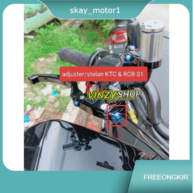 adjuster / stelan KTC & RCB S1 titanium gr5