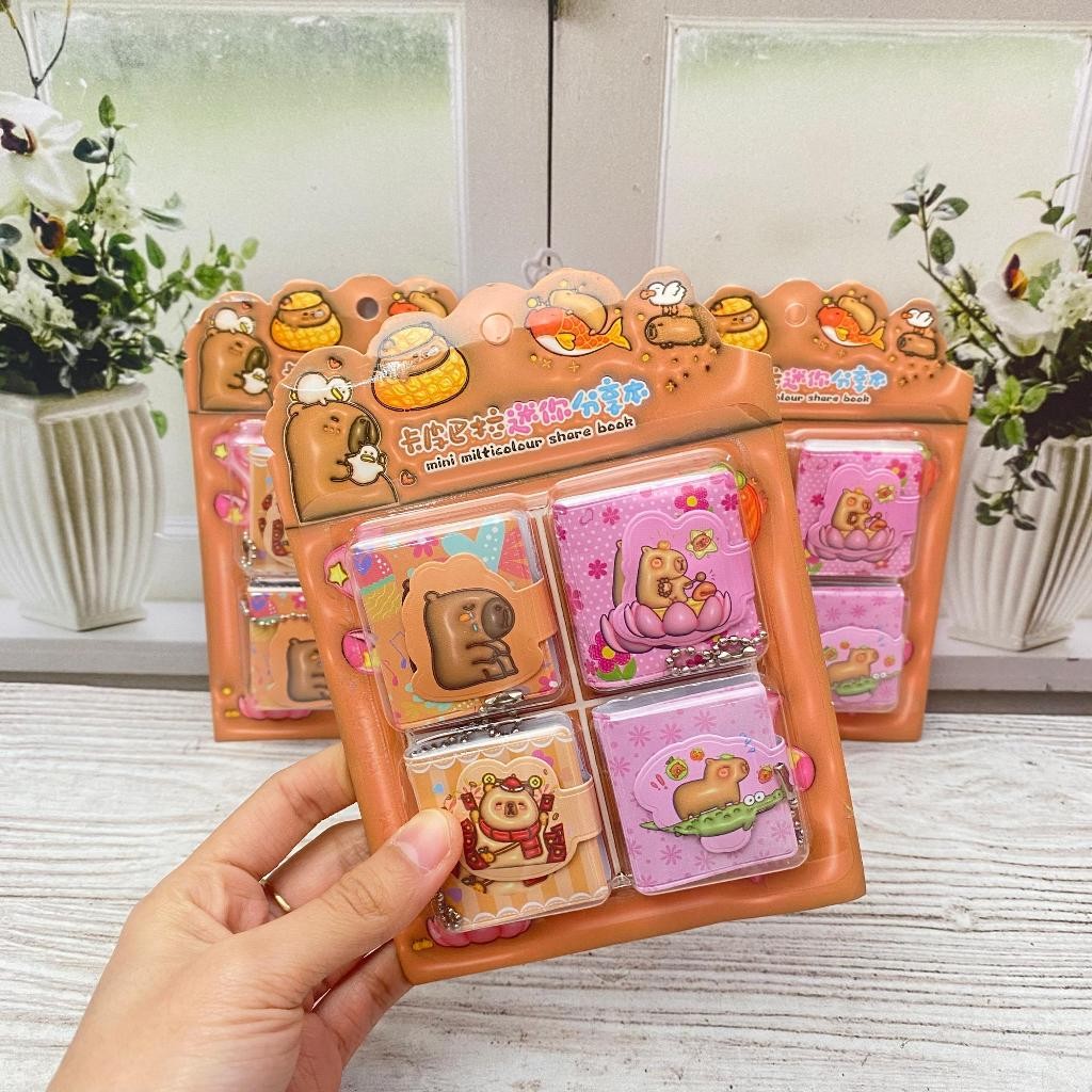

Ready Buku Mini Notebook 1 Set isi 4 Pcs FY-0001 BK-1916 Capybara Buku Notebook Fullcolor Bisa COD Dan Grosiran Termurah