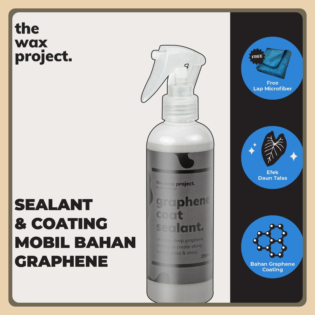 TWP Graphene Coat Sealant - Pengkilap Cat Mobil Motor Carbon Coating Kendaraan Nano Graphene