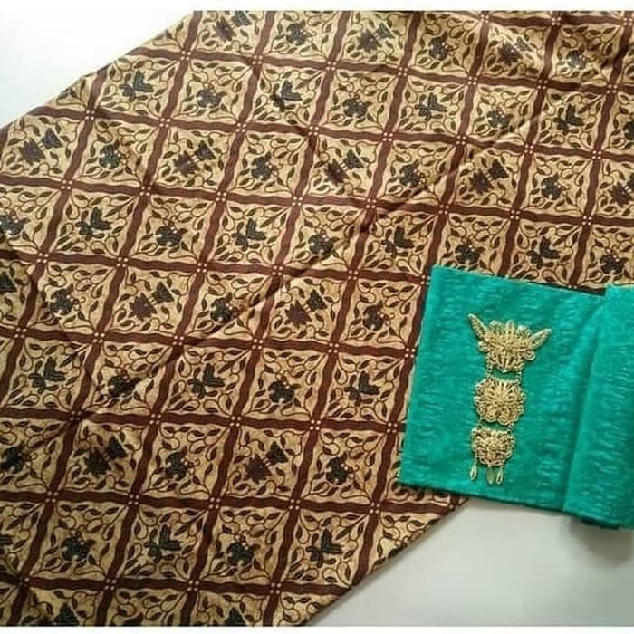 Kain Batik Solo motif sidomukti kuning ( Sogan )