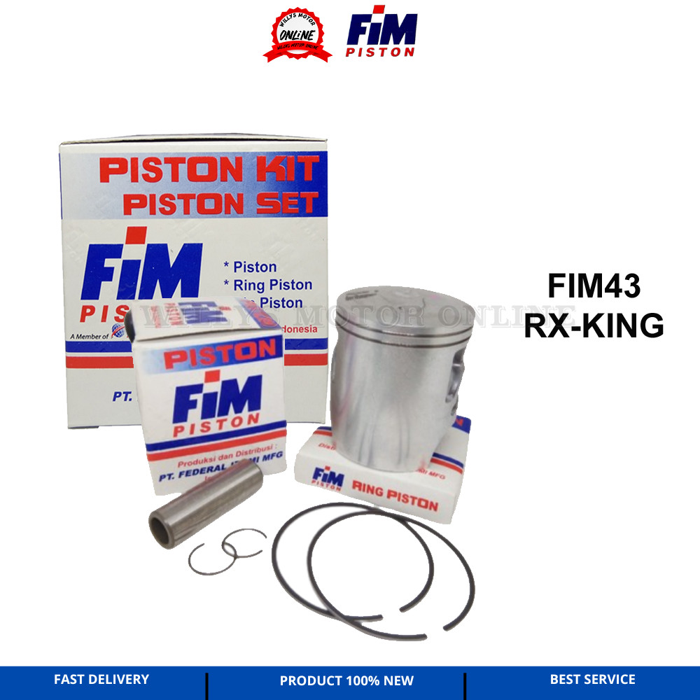 Piston Kit RXK FIM IZUMI RX King FIM43 Seher rx king