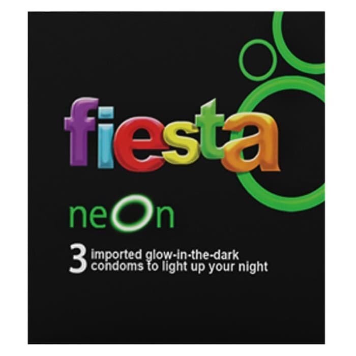 100% PRIVASI Kondom Fiesta Neon Condom TERMURAH