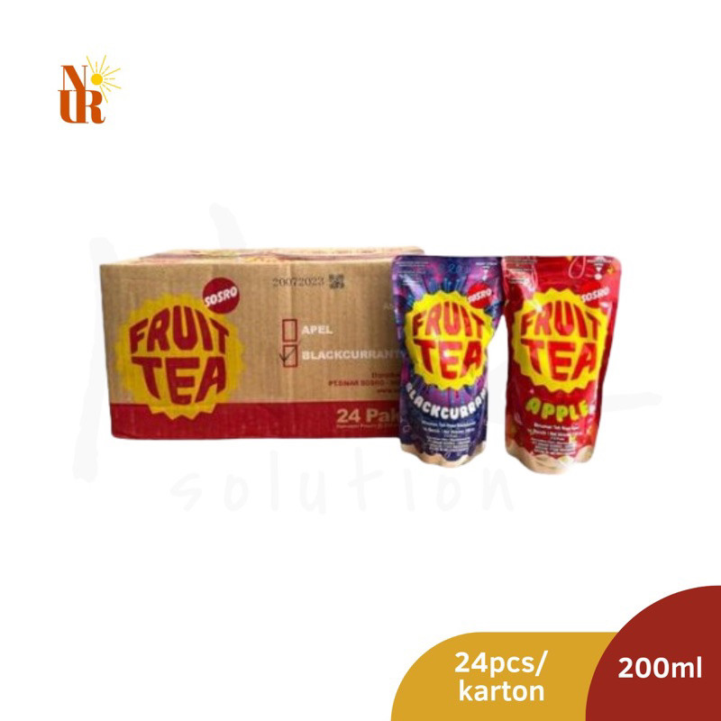 

Fruit Tea Sosro Pouch 200ml x 24pcs [Karton]