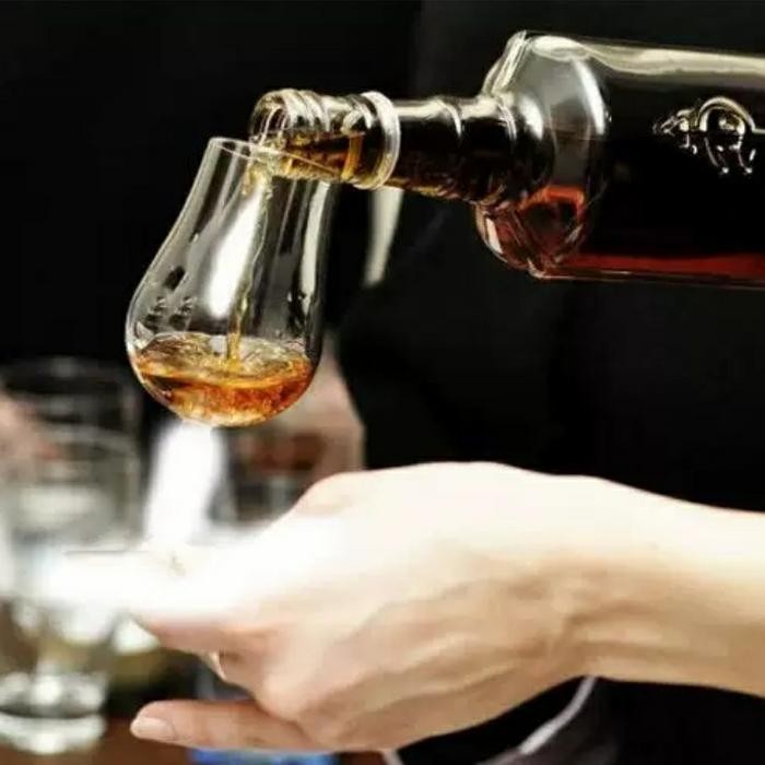 Gelas Whisky/Whiskey Tasting Glass Tulips Shaped/Gelas Kaki Tulips