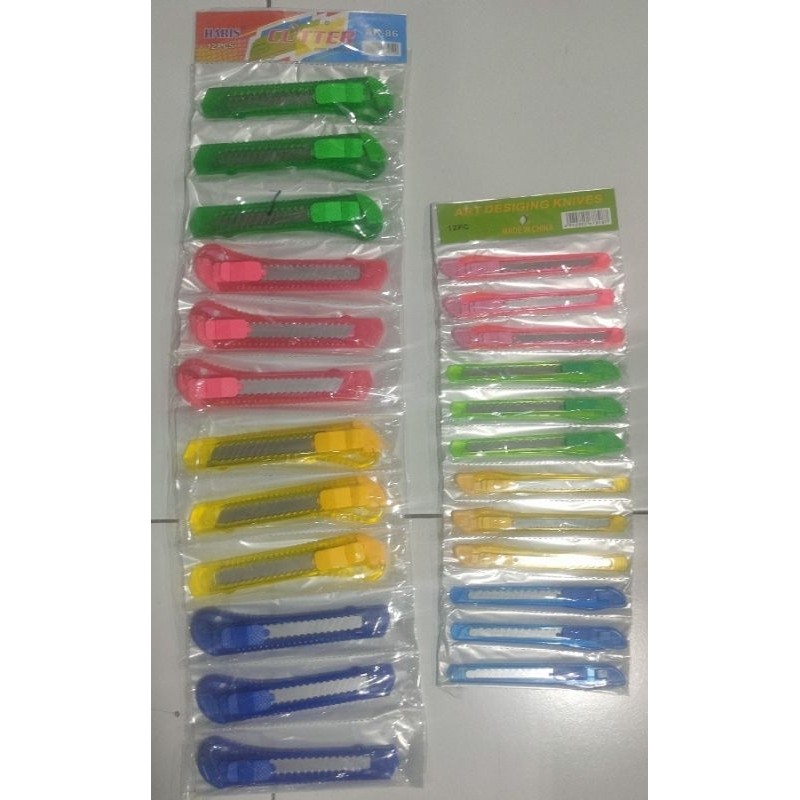 

Set 12pc Pisau Karter Cuttet Renteng