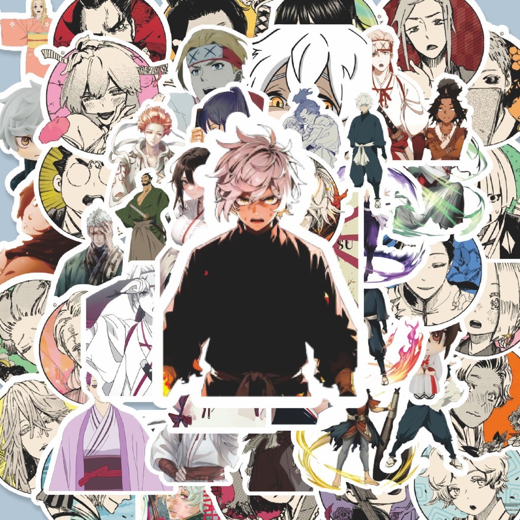 

100PCS Lucu Stiker Anime Jujutsu Kaisen Stiker Aesthetic Stiker Anti Air Stikers Berperekat Waterproof sticker decal buat Motor Helm Buku Journal Koper Casing HP Laptop Botol Minum Hadiah anak