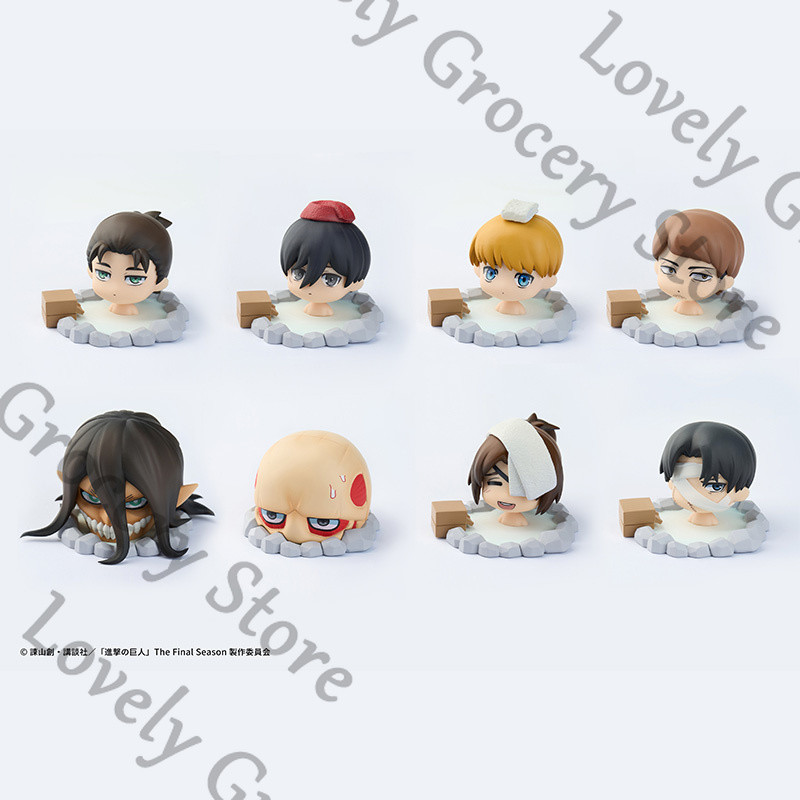 

Anime Attack on Titan Levi Ackerman Hange Zoe Armin Arlert Cosplay Cartoon Garage Kits Mascot Figures Model Fans Ornament Gift