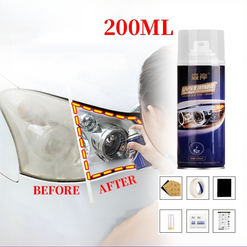 Pengkilap Mika Lampu / Headlight Restored / Pembersih Kaca Lampu Mobil Kusam / Headlight Restored / 