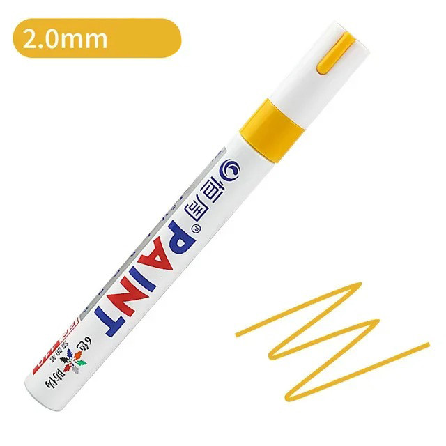 

Spidol Ban Permanen Waterproof Quick Dry Oil Base Marker 2mm - EC110