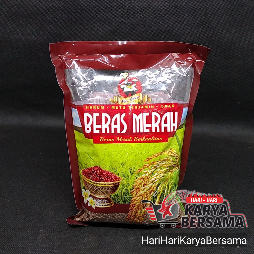 

MAKANAN BAHAN POKOK BERASKU BERAS MERAH PACK 500GR
