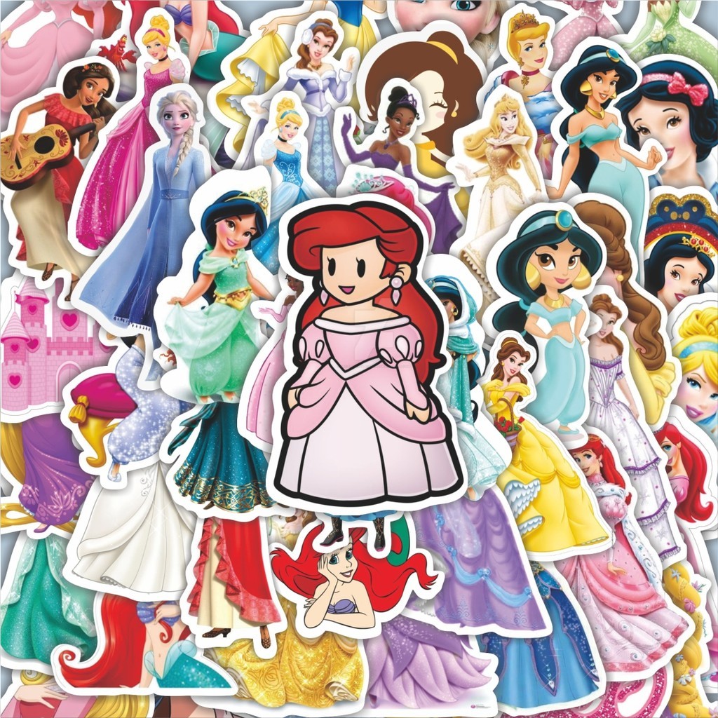 

Stiker Cutting Pack Stiker Princess [Tuan Putri] Isi 100Pcs Series Aesthetic Lucu Keren Untuk Koper Bahan Vynil