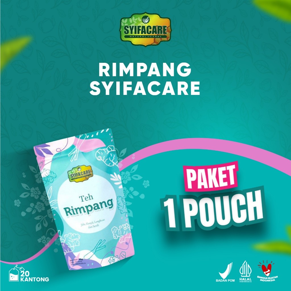 

Syifacare - Teh Celup Rimpang Syifacare Bahan Herbal Alami Untuk Diet Detox Pelangsing