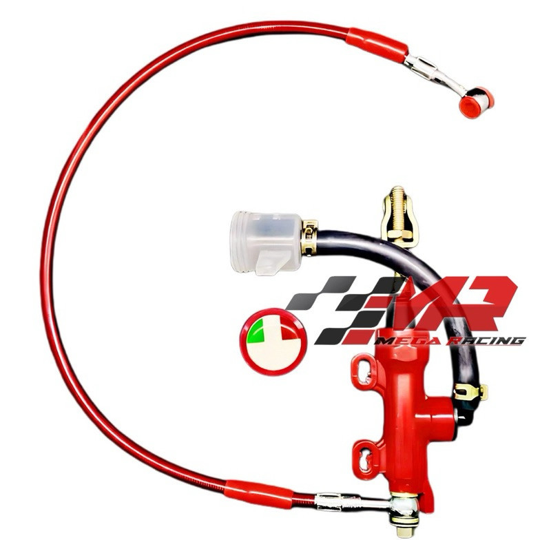 Tonjokan Master Rem Belakang Plus Selang Rem 60cm Universal Untuk Semua Motor MEGA PRO, Vixion, Satr