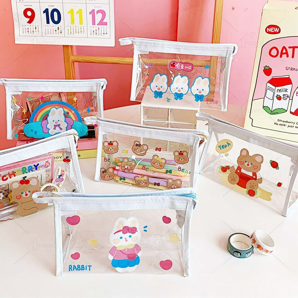 

Travel Pouch Dompet Mika Pensil Tempat Alat Tulis Make Up Storage Karakter Lucu Multifungsi