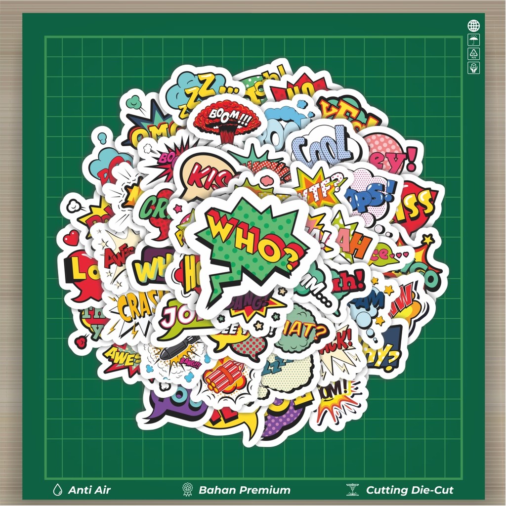 

HOT 50 PCS STIKER Sticker Komik Bubble Kawaii Sticker Stiker Fashion Cars Decal Dingin Kartu Album Custom Vinyl Anti Air- Sticker Aesthetic Buku Journal Koper Casing HP Tablet Laptop Helm Motor Botol Minum