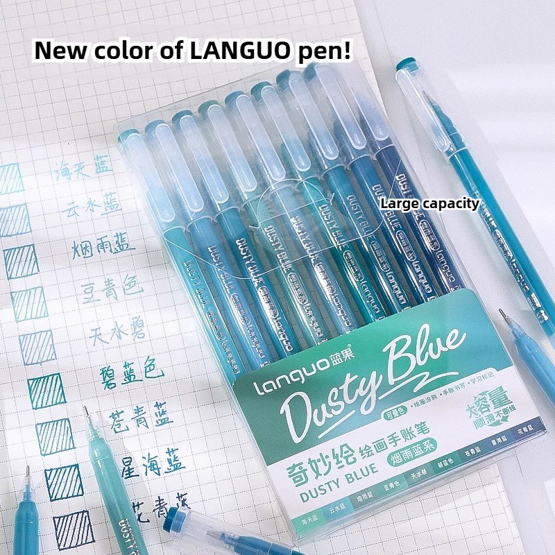 

LANGUO New Colors 45/9 Colors Drawing Highlighter Morandi Gel Pen Diary Painting DIY Gel Pen Office School Supplies Stationery