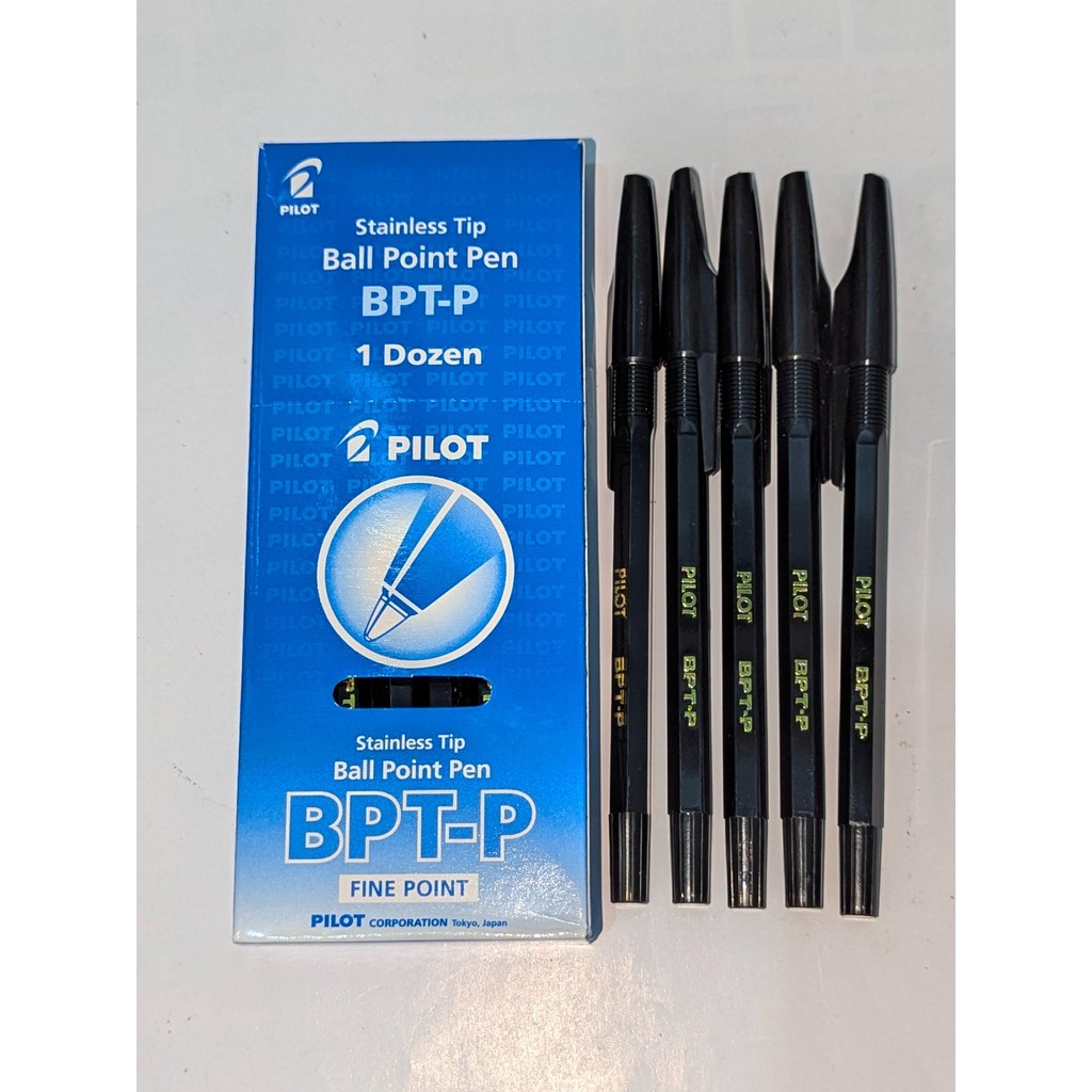 

BOLPOINT PILOT BTP-P FINE POINT 1 PAK ISI 12 Alat Bolpen